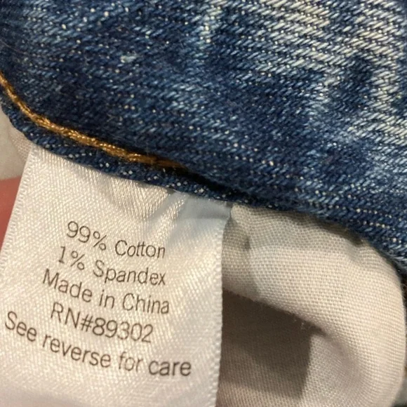 SO Blue Jean Distressed Shorts Sz. 3/26W - Picture 4 of 6